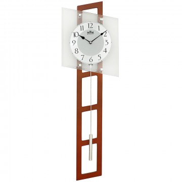 Kyvadlové hodiny MPM 3187.54 tmavé drevo, 70cm